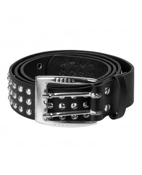 Ceinture noire à clous