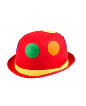 Chapeau clown rouge