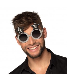 Lunettes Happy new year argent