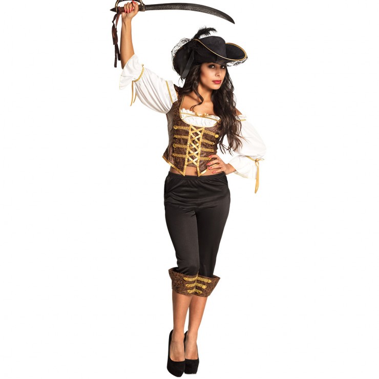 Costume femme pirate luxe