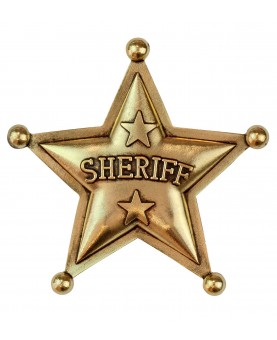 Étoile sheriff Western
