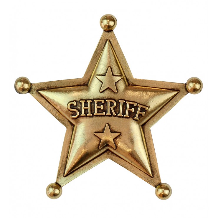 Étoile sheriff Western