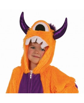 Déguisement monstre orange enfant