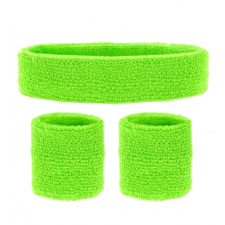 Bandeaux verts fluo années 80