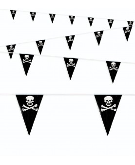 Guirlande drapeaux pirate