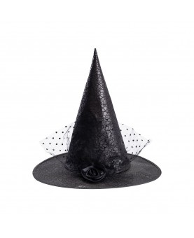 Chapeau de sorcière veuve noire