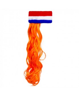 Bandeau Pays-Bas avec cheveux orange