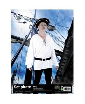 Set chemise et ceinture pirate