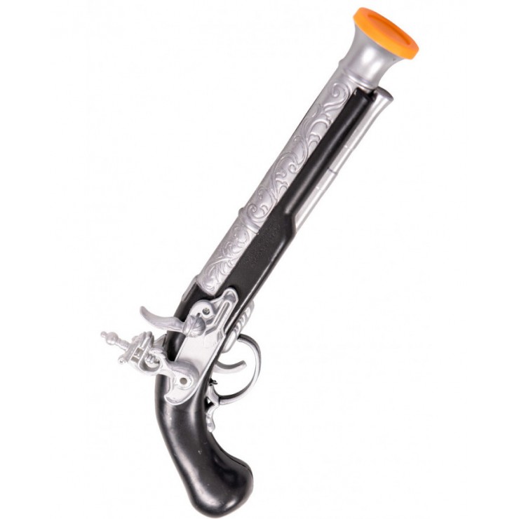 Pistolet bruiteur pirate 24 cm + accessoires - Arme factice enfant - Creavea