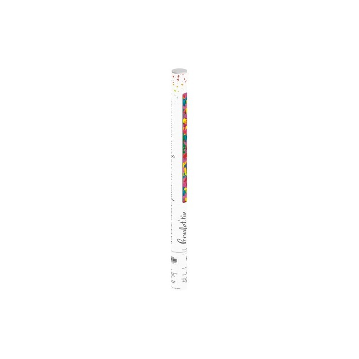 Canon à confettis multicolore 60cm