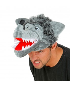 Chapeau de loup en peluche