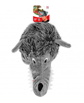 Chapeau de loup en peluche