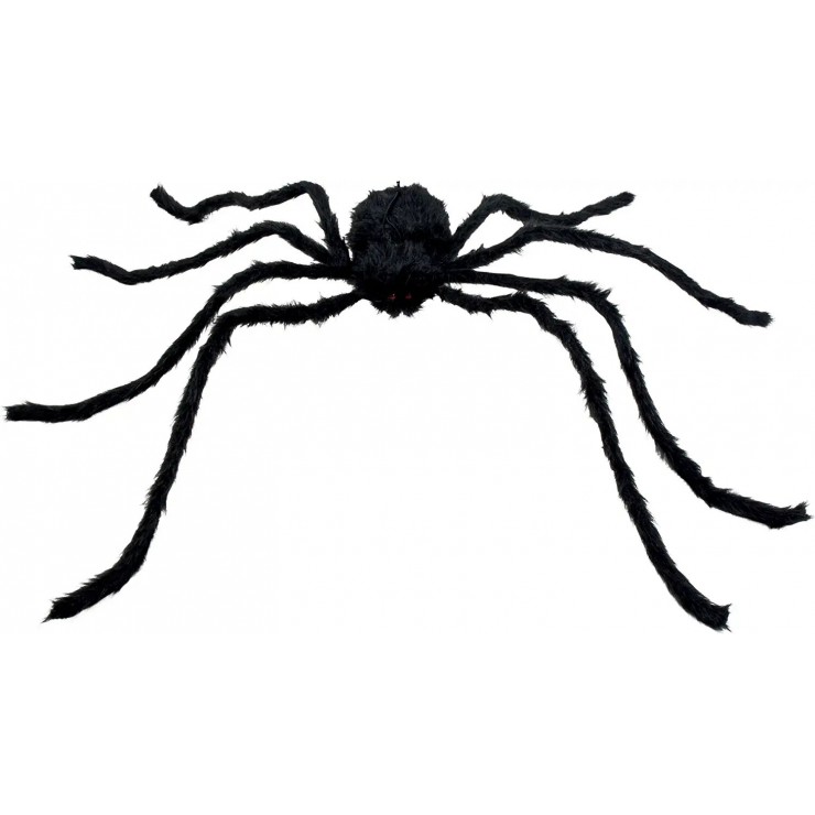 Araignée noire velue géante 125 cm