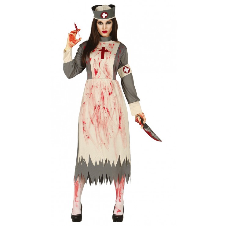 Déguisement infirmière retro zombie