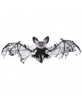 Chauve-souris ailes dentelle 38 cm