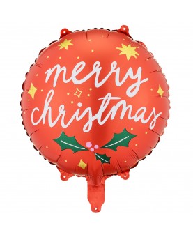 Ballon mylar rouge merry Christmas