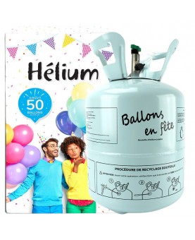 Bouteille hélium pour 50 ballons