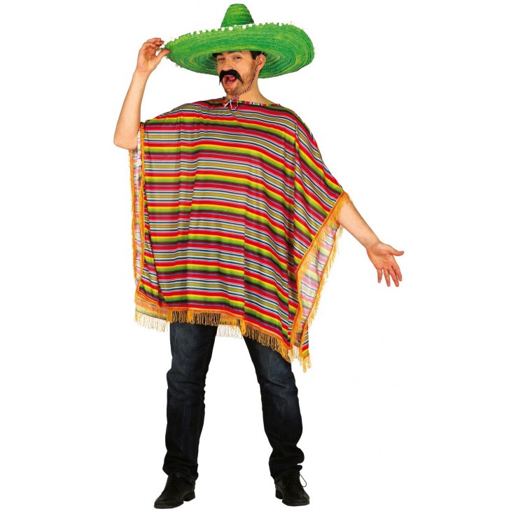 Poncho Mexicain adulte
