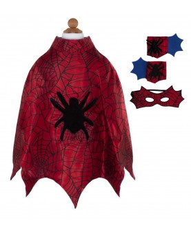 Spider cape avec masque et manchettes