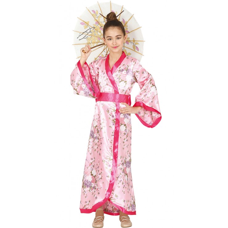 Kimono rose enfant