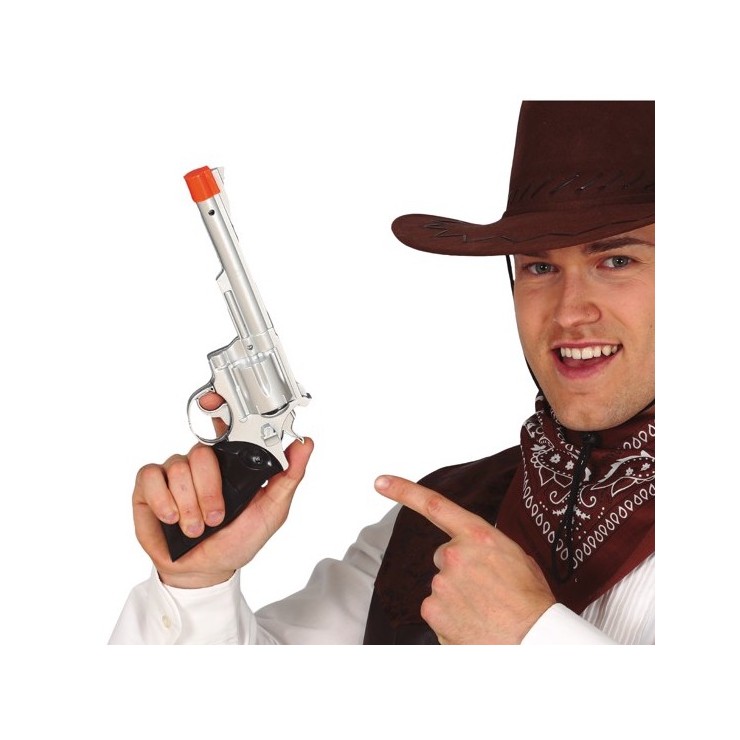Pendentifs en argent avec pistolet cowboy