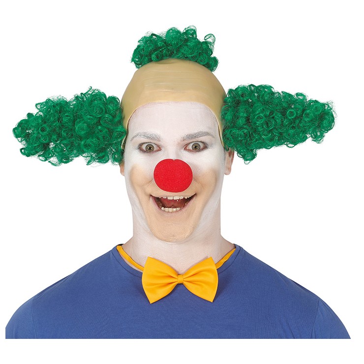 Perruque clown cartoon adulte
