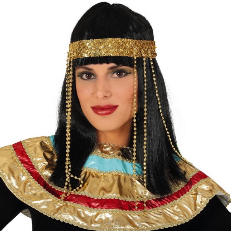 Perruque reine d'Egypte
