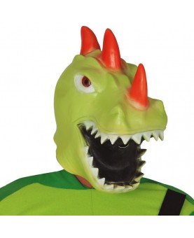 Masque dragon vert latex