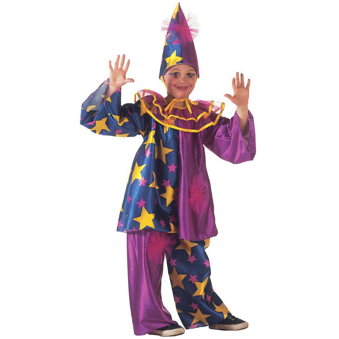Costume clown des étoiles