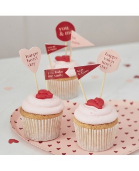 Cupcake Toppers "You & Me"