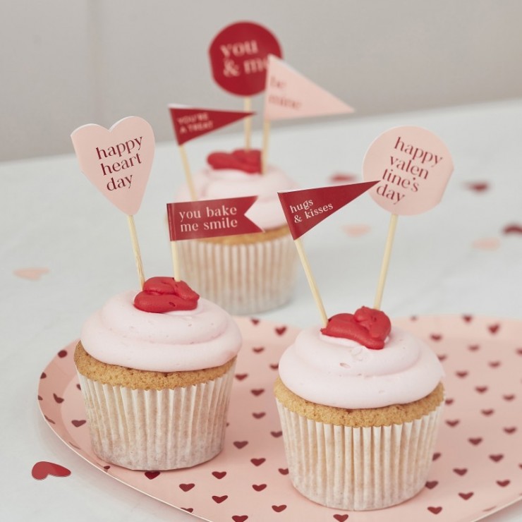 Cupcake Toppers "You & Me"