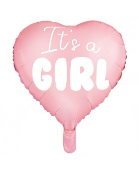 Ballon cœur It's a girl