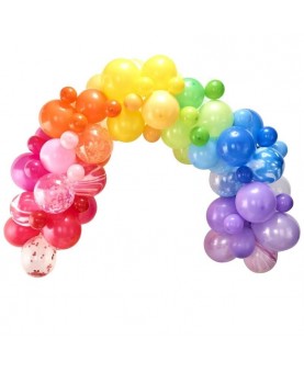 Kit arche de ballons rainbow