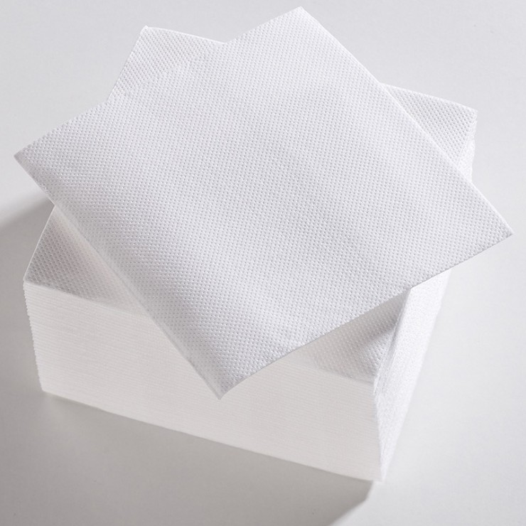 Serviettes blanches 25 cm