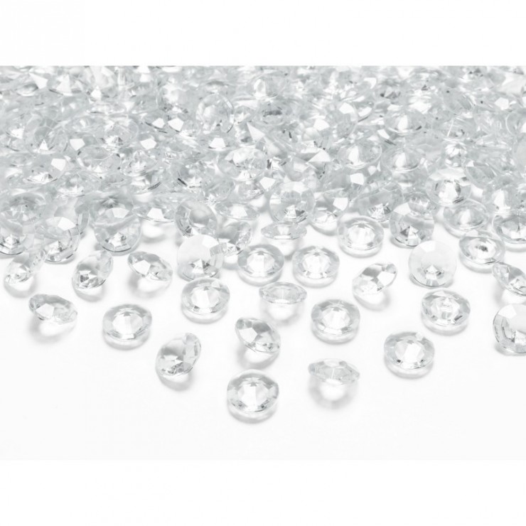 Confettis de table diamants