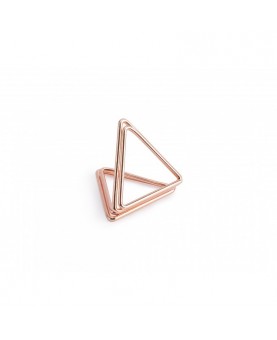 Marque place en triangle rose gold