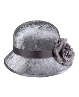 Chapeau Cloche Gris