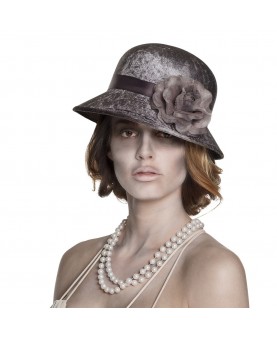 Chapeau Cloche Gris