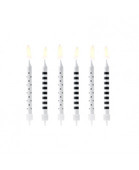 Bougies noires et blanches...