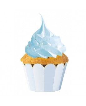Cupcake wrappers babyblue