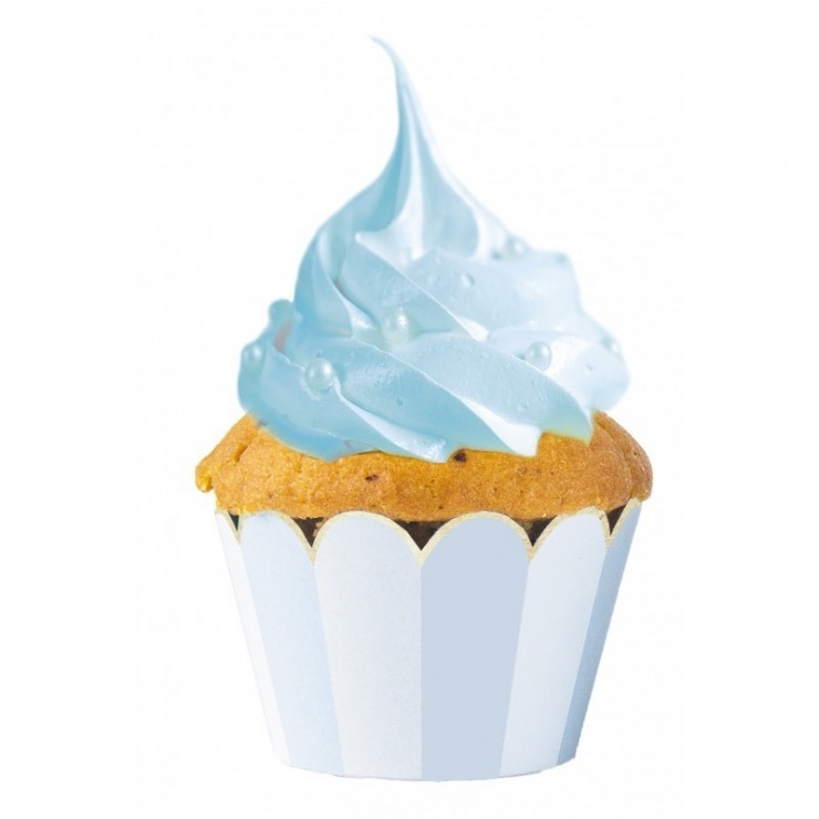 Cupcake wrappers babyblue