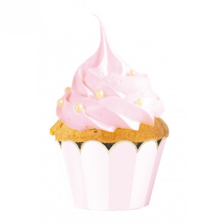Cupcake wrappers babypink