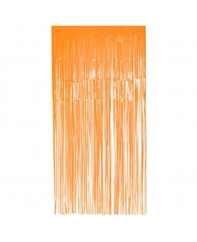 Rideau orange fluo