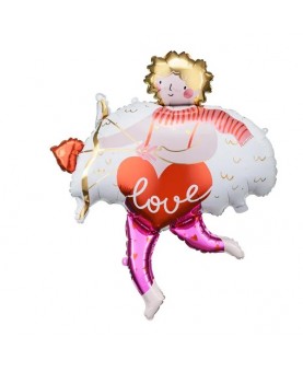 Ballon mylar cupidon love