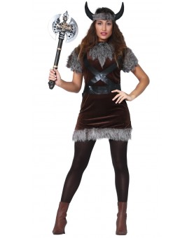 Déguisement guerrière viking adulte