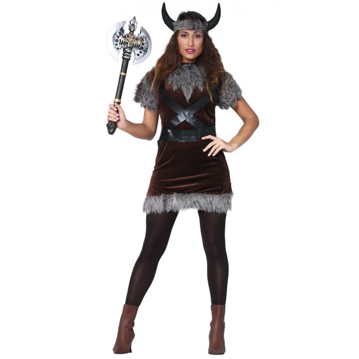 Déguisement guerrière viking adulte