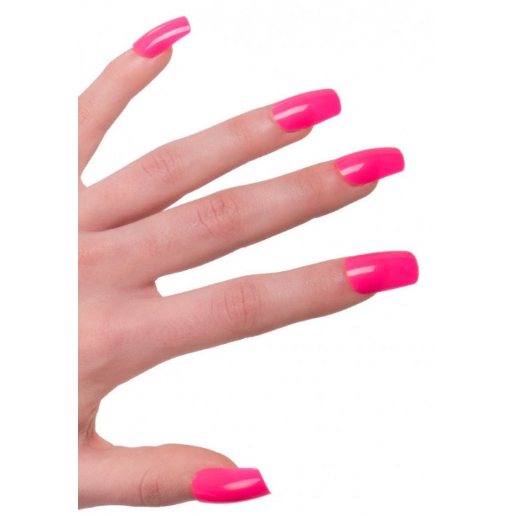 Ongles rose fluo Fiesta Republic