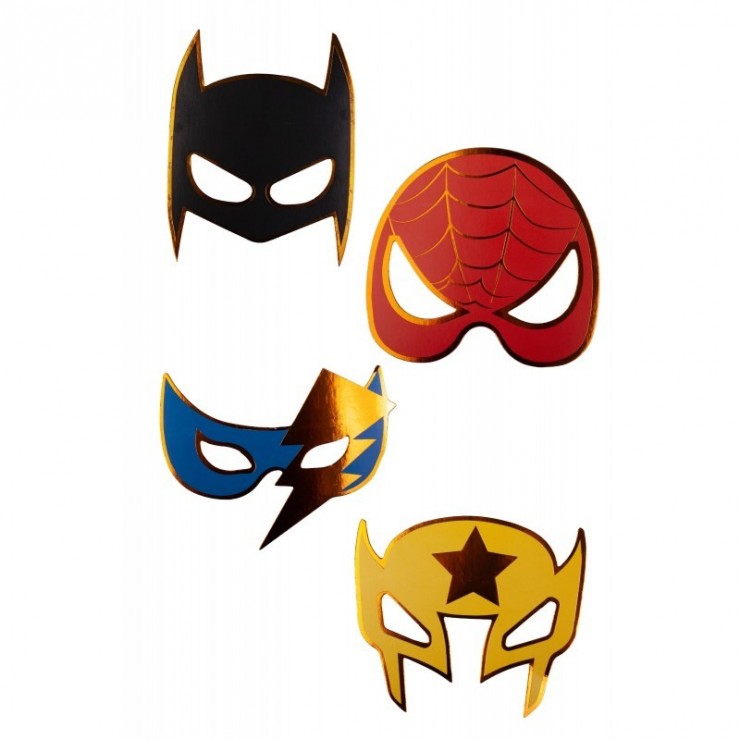 8 masques de super héros