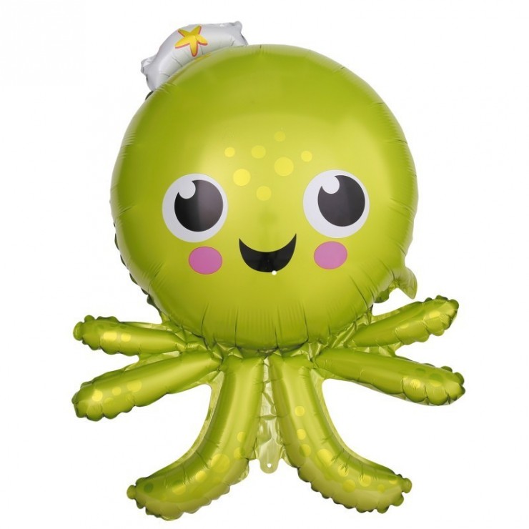 Ballon mylar octopus