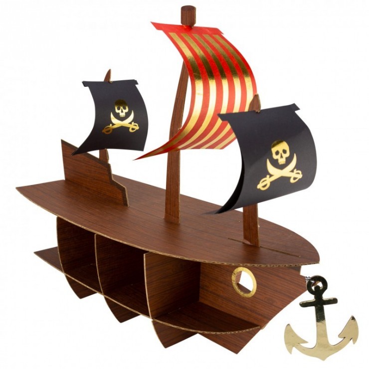 Présentoir bateau pirate